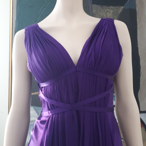Dina Bar-El | Silk Dress with Wrap Tie - Picture 4 of 14